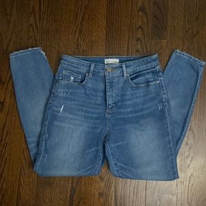 Loft Curvy High Waist Skinny Jean - Size 29